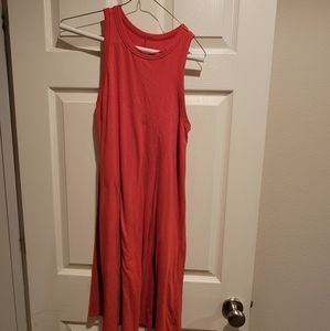 Coral Summer knit dress